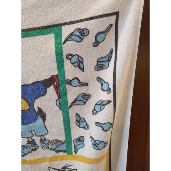 Vintage 2000 Looney Tunes Tweety Sylvester Daffy Duck Bugs Bunny Beach Towel - Picture 4 of 13